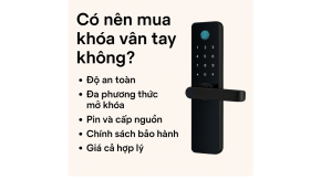 Hướng Dẫn Chọn Khóa Cửa Vân Tay Phù Hợp Nhu Cầu – Mẹo Chọn Chuẩn Không Lo Mua Nhầm