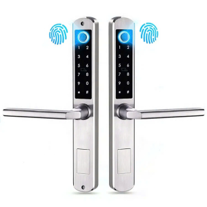 Khóa thông minh 2 mặt vân tay cửa nhôm DR-004 (SUS 304)