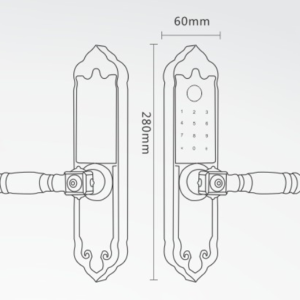 Khóa cửa thông minh tân cổ điển Kassler KL-919 App