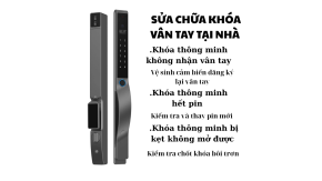 Lỗi thường gặp ở khóa vân tay và cách xử lý tại nhà